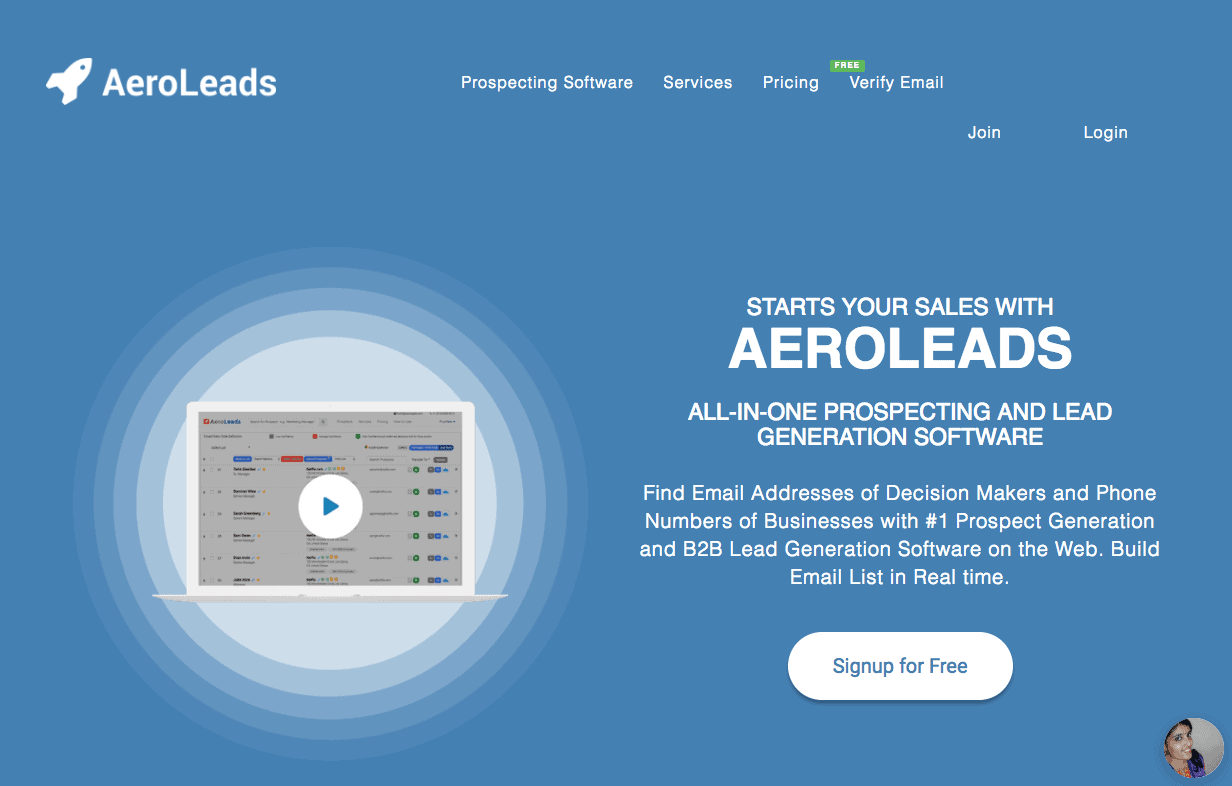 outils fichier prospection aeroleads