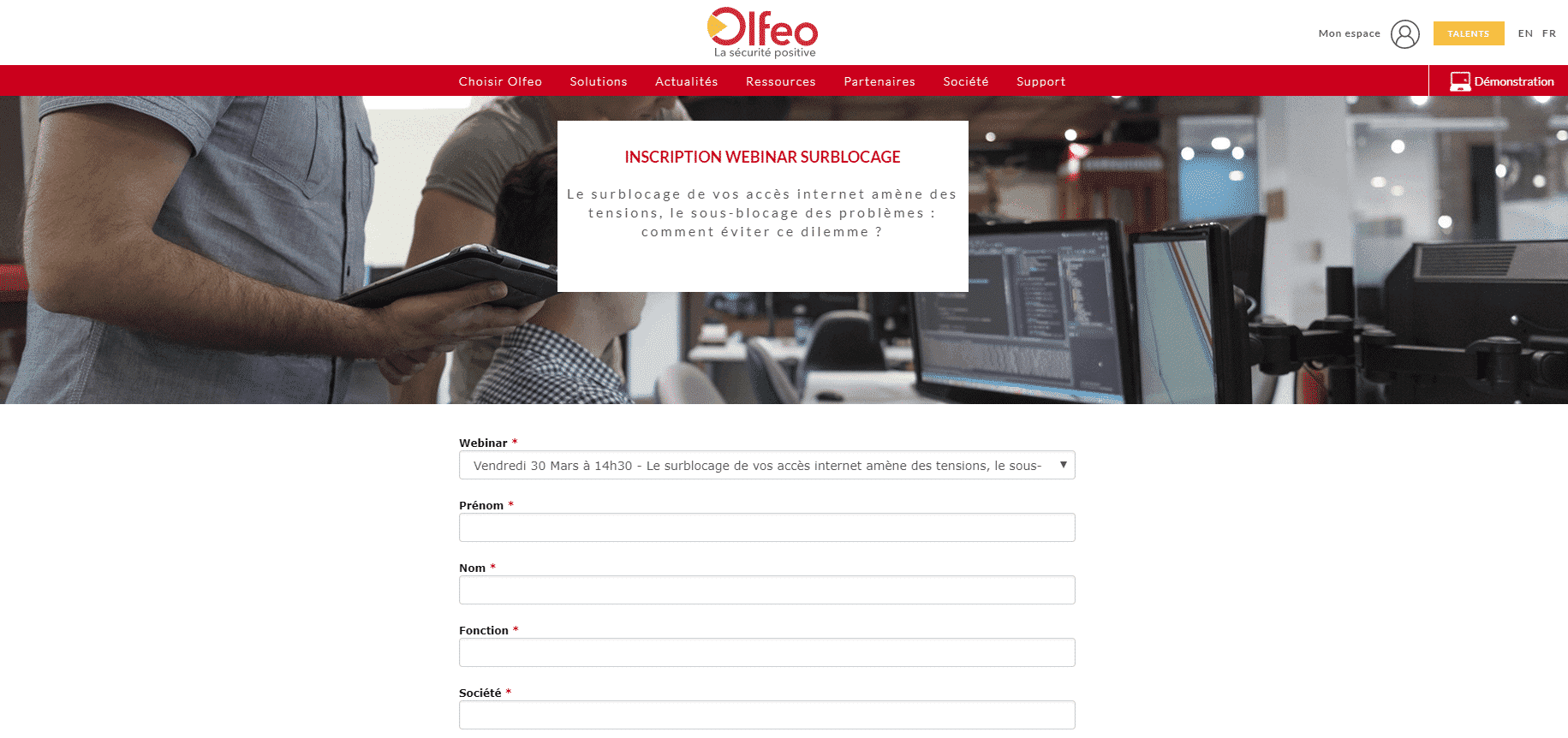 olfeo webinars