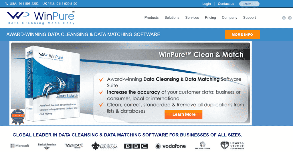 winpure nettoyage base client