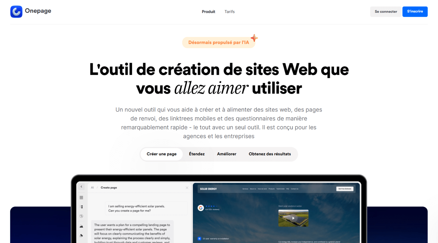 Home Onepage