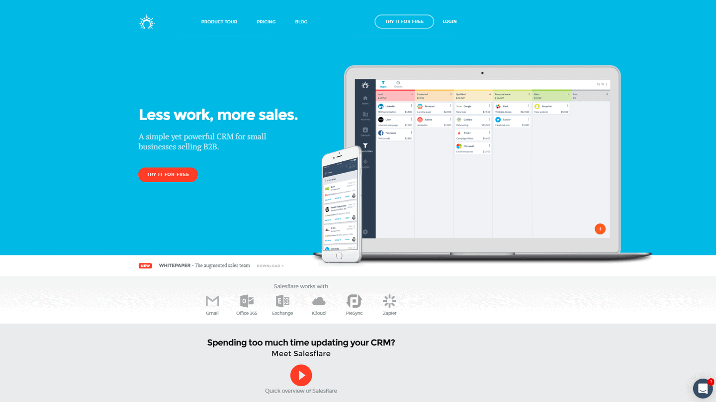 landing-page-Salesflare