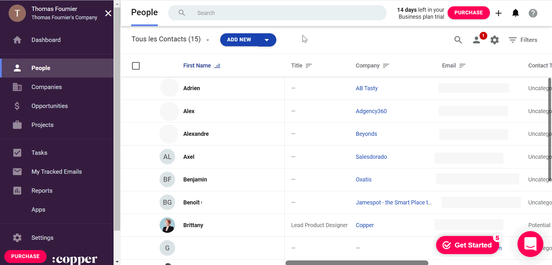 Copper CRM Test complet 2024 Avis clients, Fonctionnalités, Tarifs