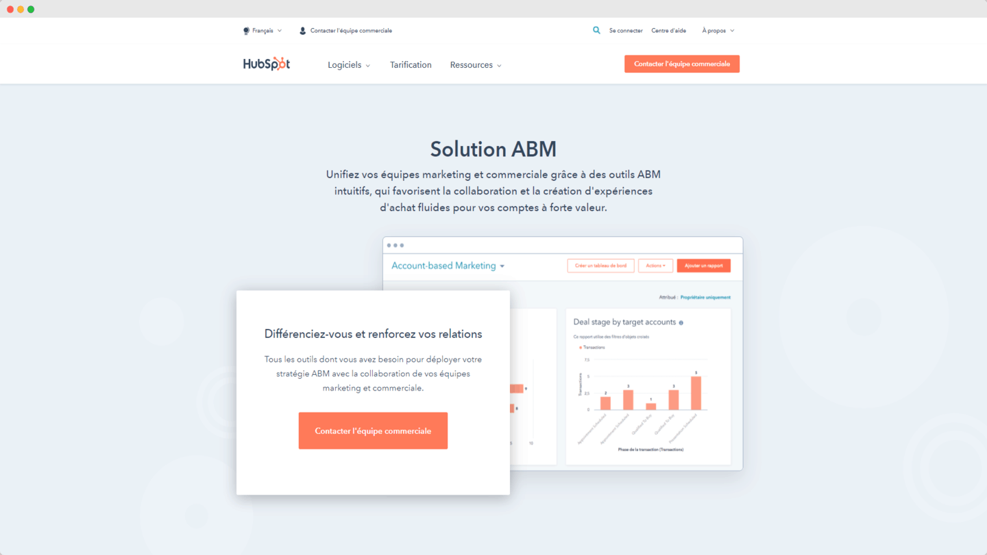 outils account based marketing Hubspot