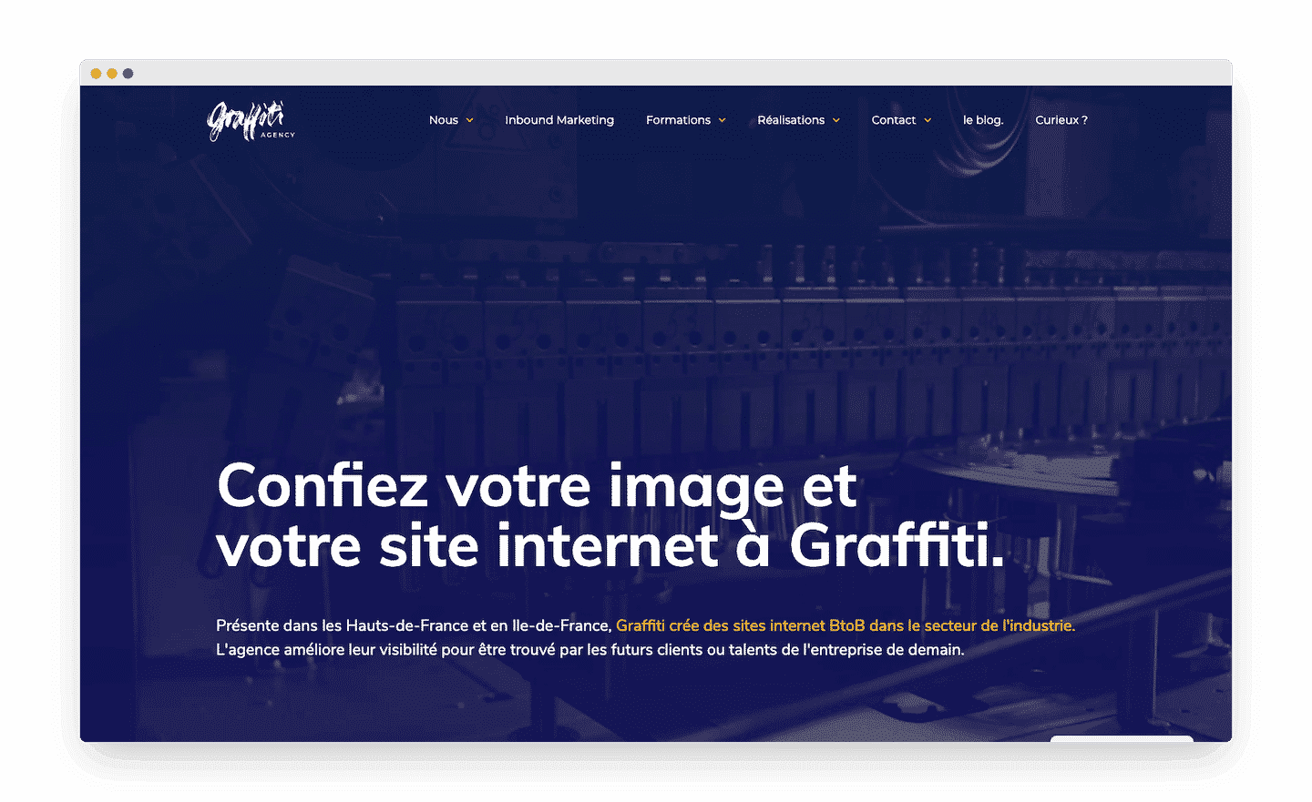 homepage de graffiti