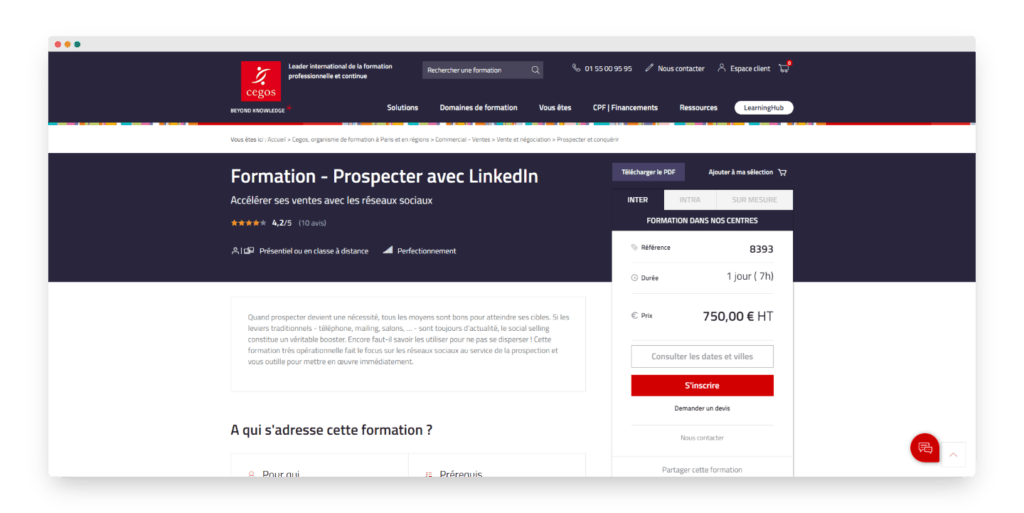 Top 10 des Formations Linkedin en 2026 | Salesdorado