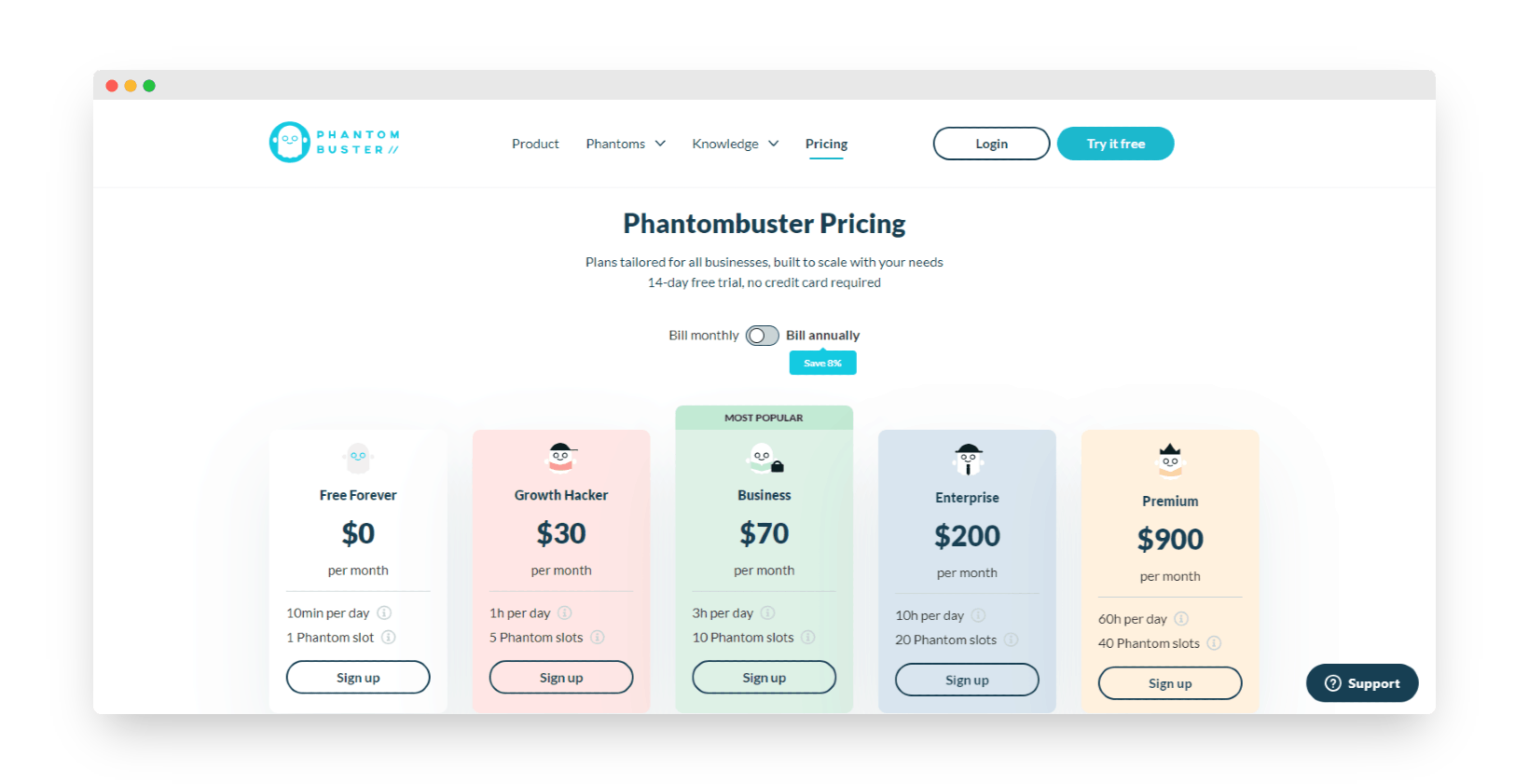 phantombuster price list