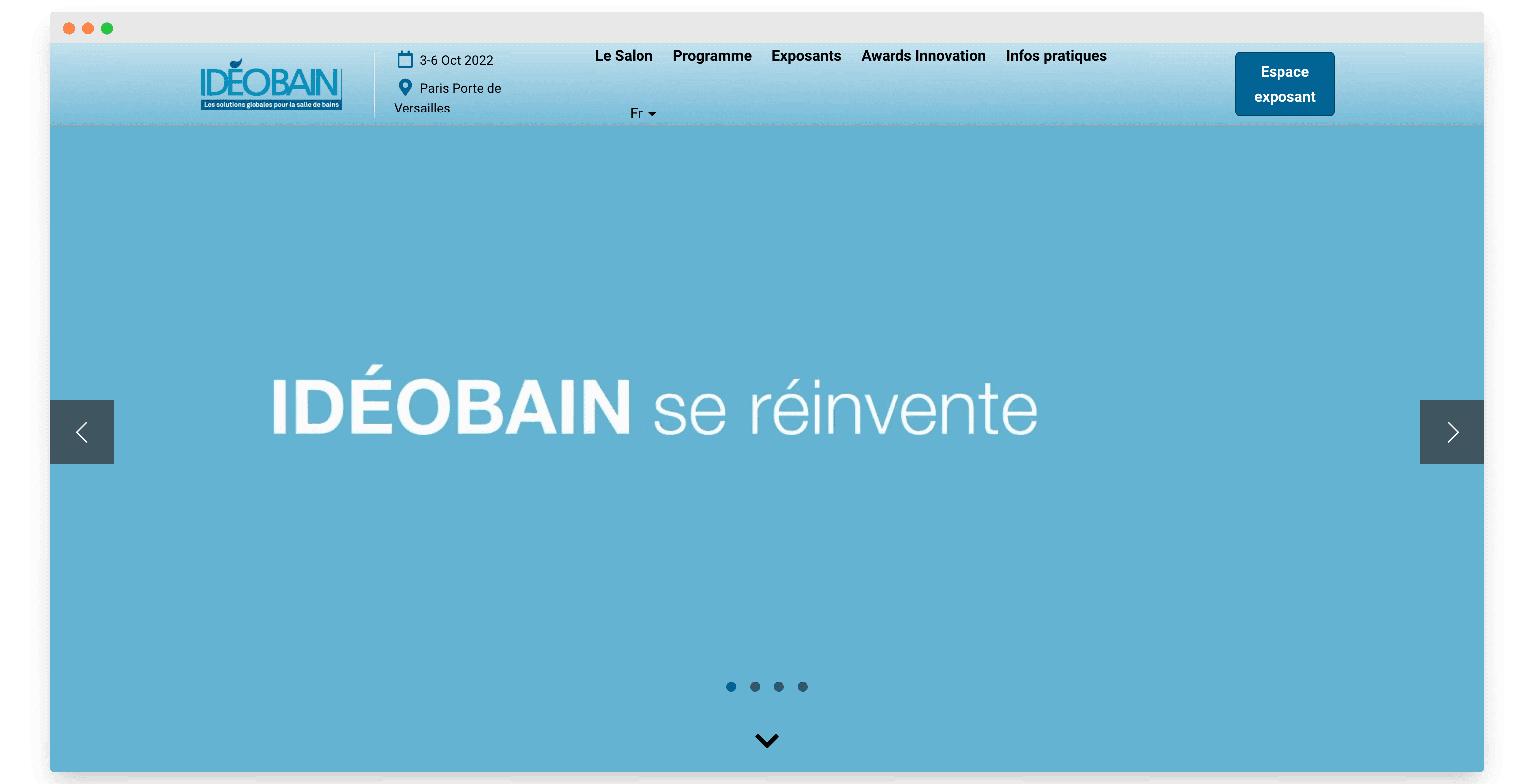 Page d'accueil Idéobain