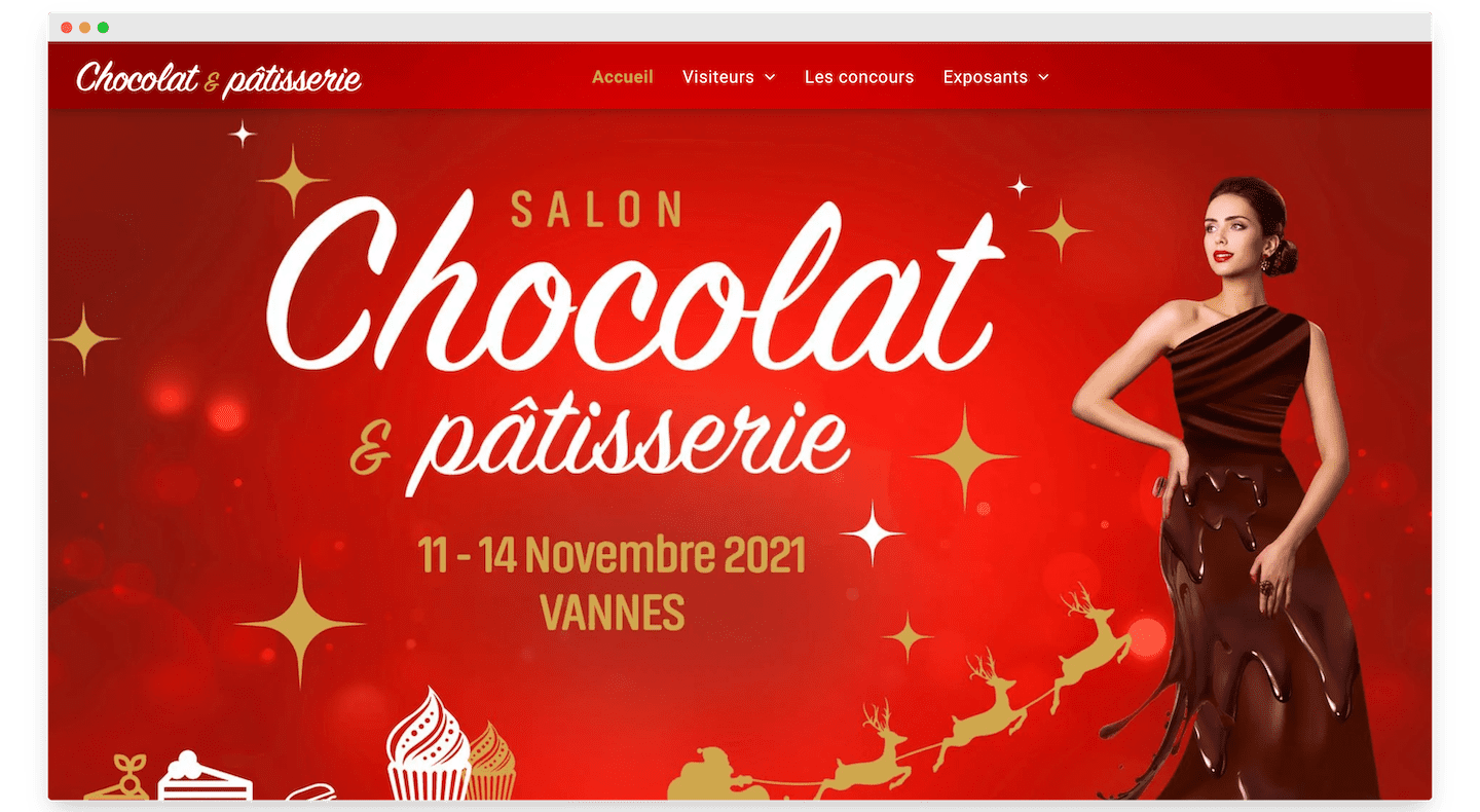 Page d'accueil Salon du chocolat