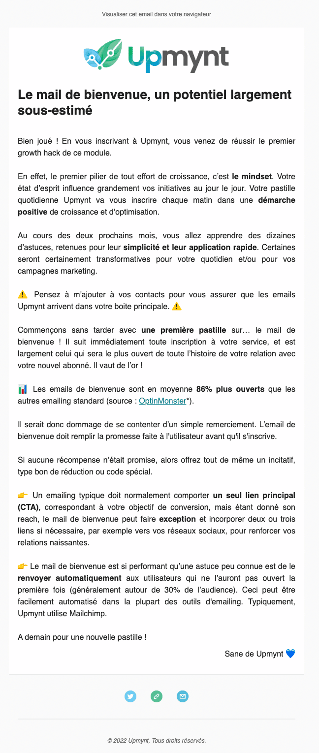 Exemplo de Email Marketing de Boas Vindas UOL