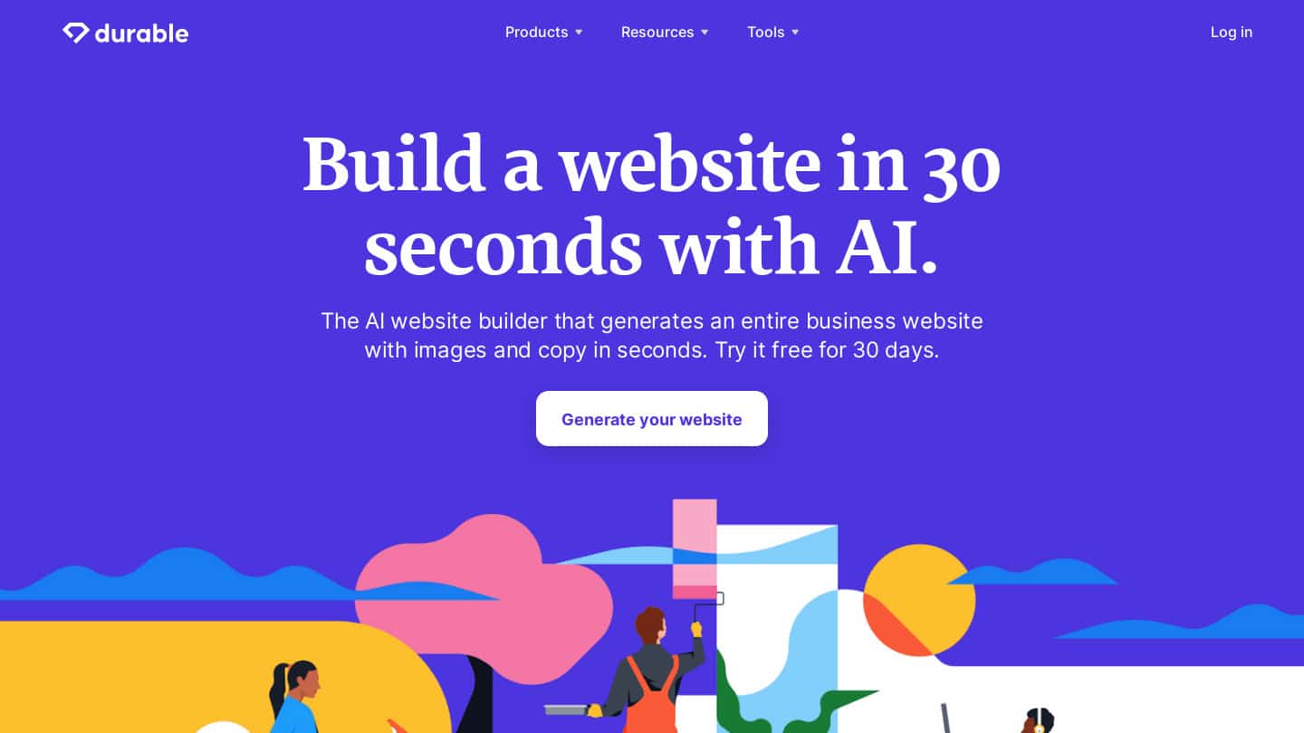 durable landing page
