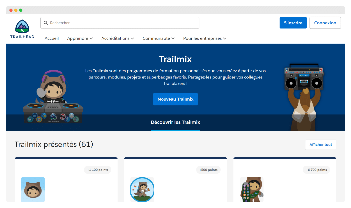 trailmix salesforce