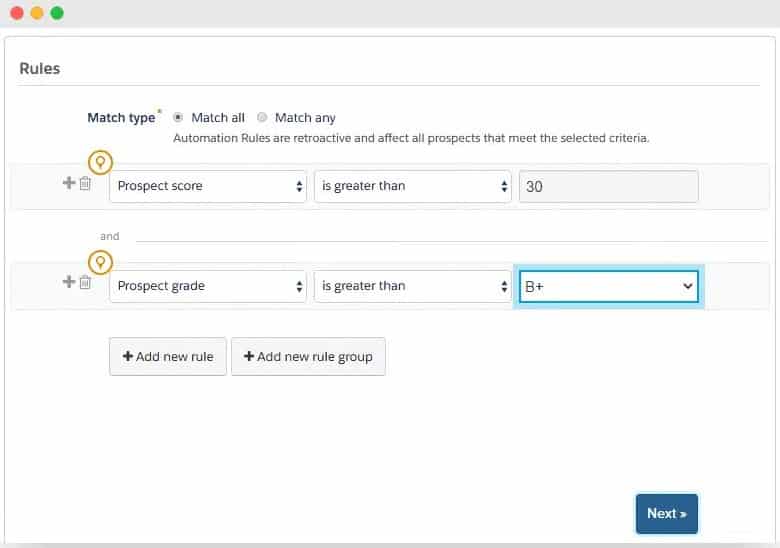 Pardot Lead Scoring