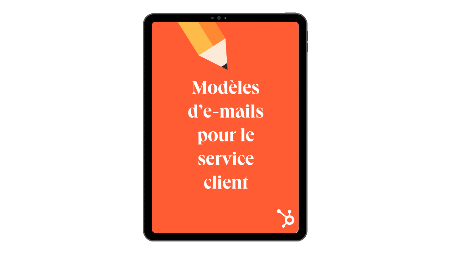 Modèles d’email de service client