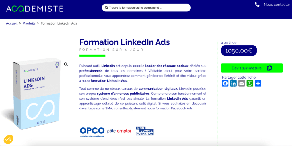 Les Meilleures Formations LinkedIn Ads 2026 | Salesdorado