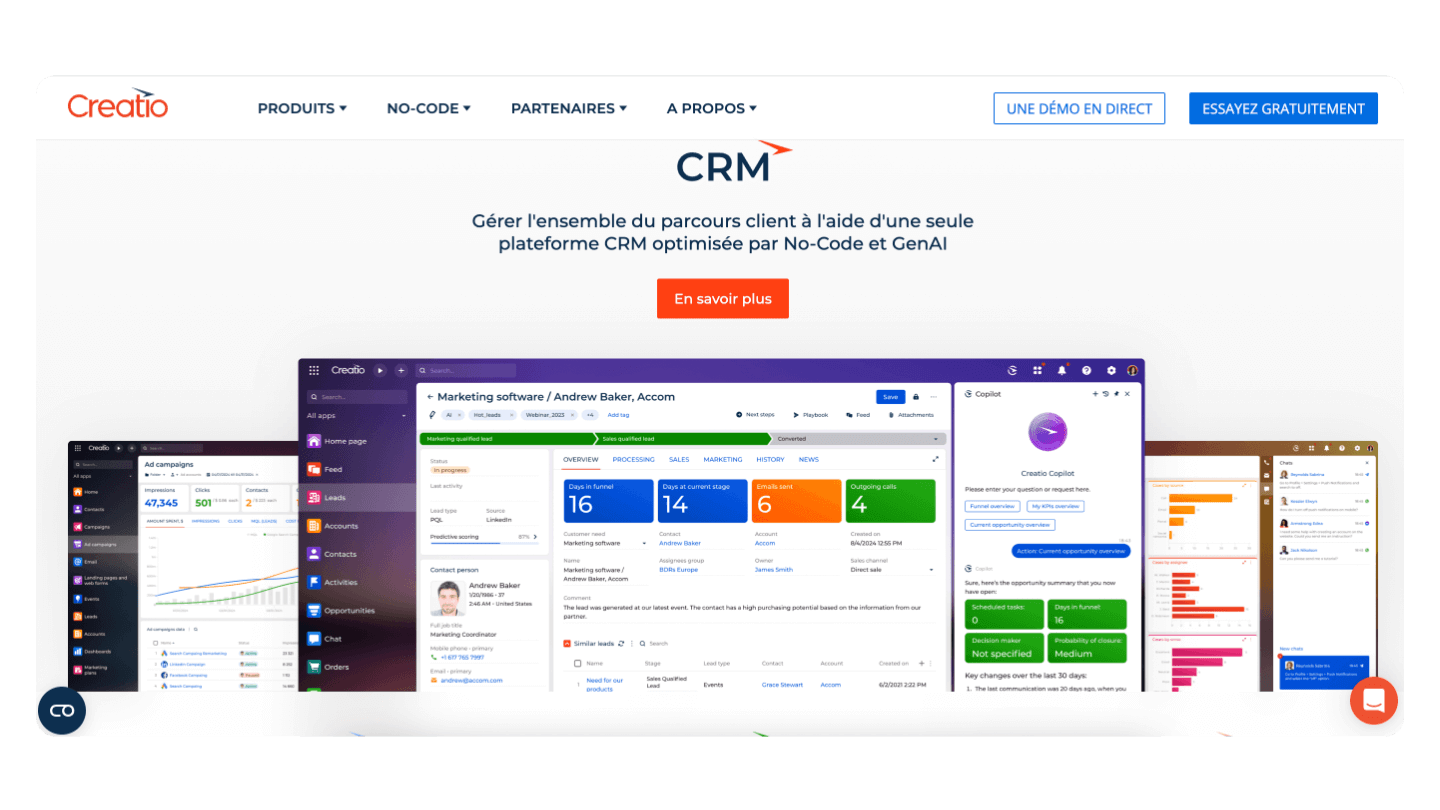 Creatio CRM software