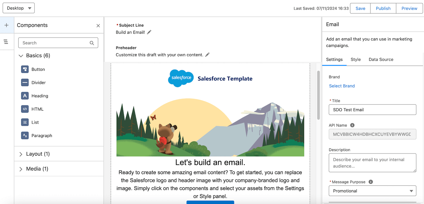 Salesforce Starter Email Marketing