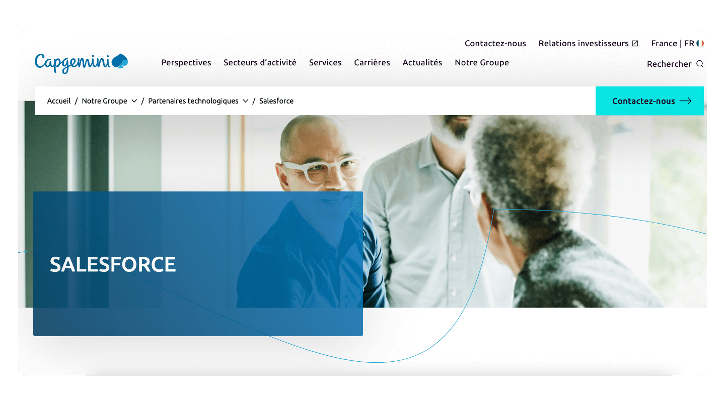 integrateurs salesforce exemple capgemini