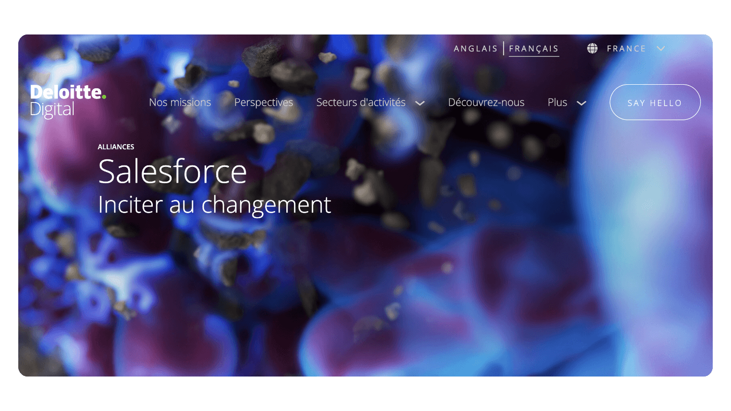 integrateurs salesforce exemple deloitte digital