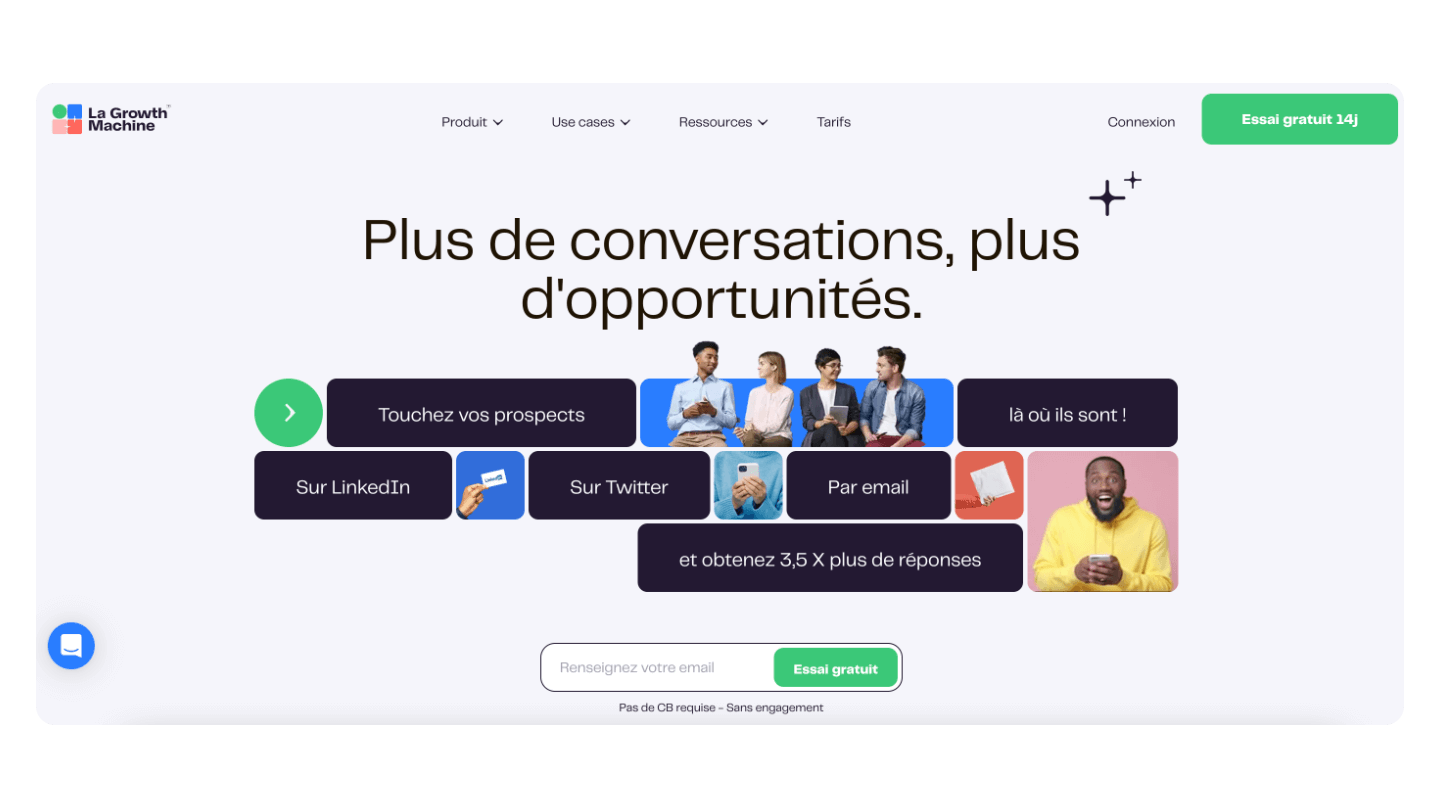 outils linkedin la growth machine