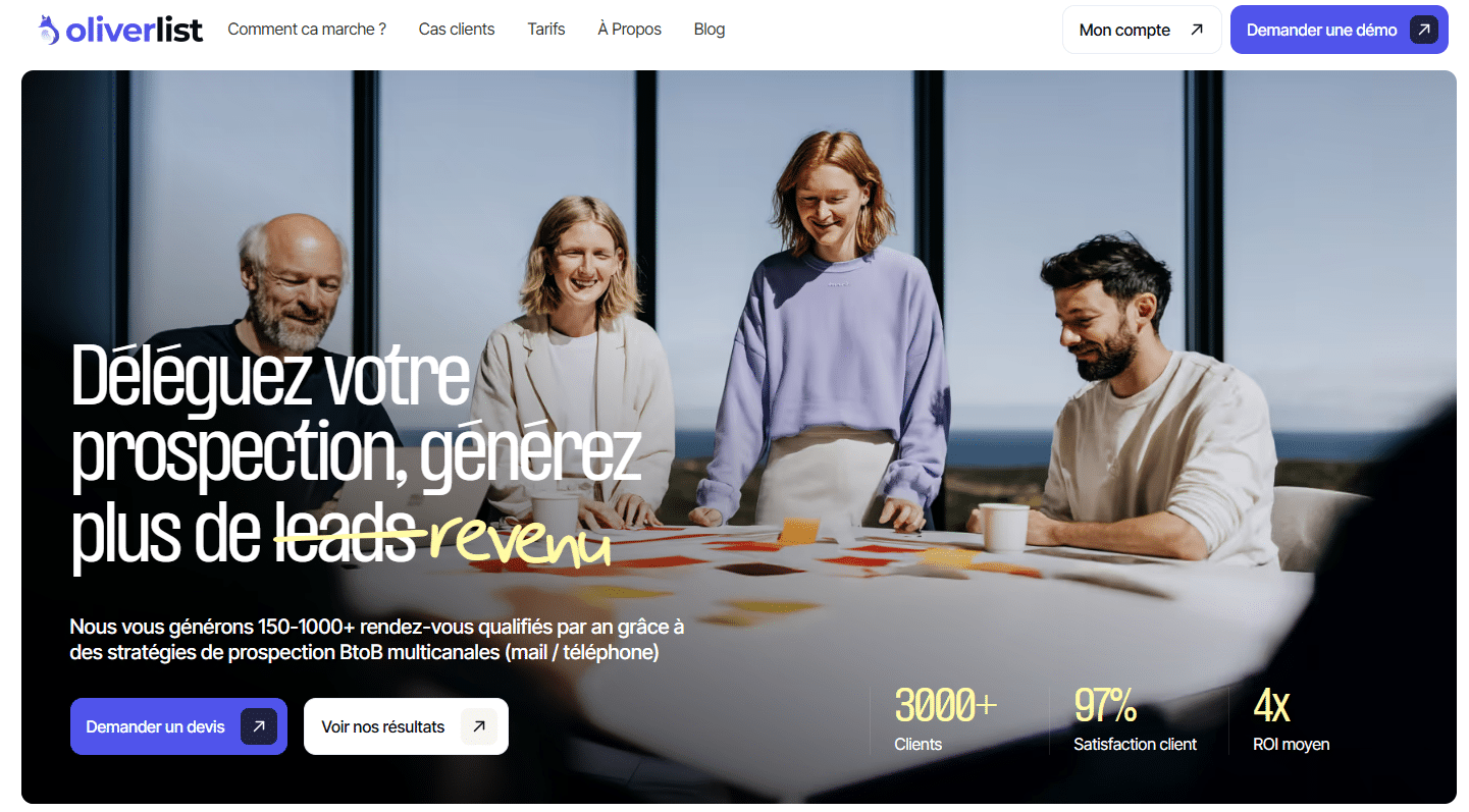 agence prospection commerciale oliverlist