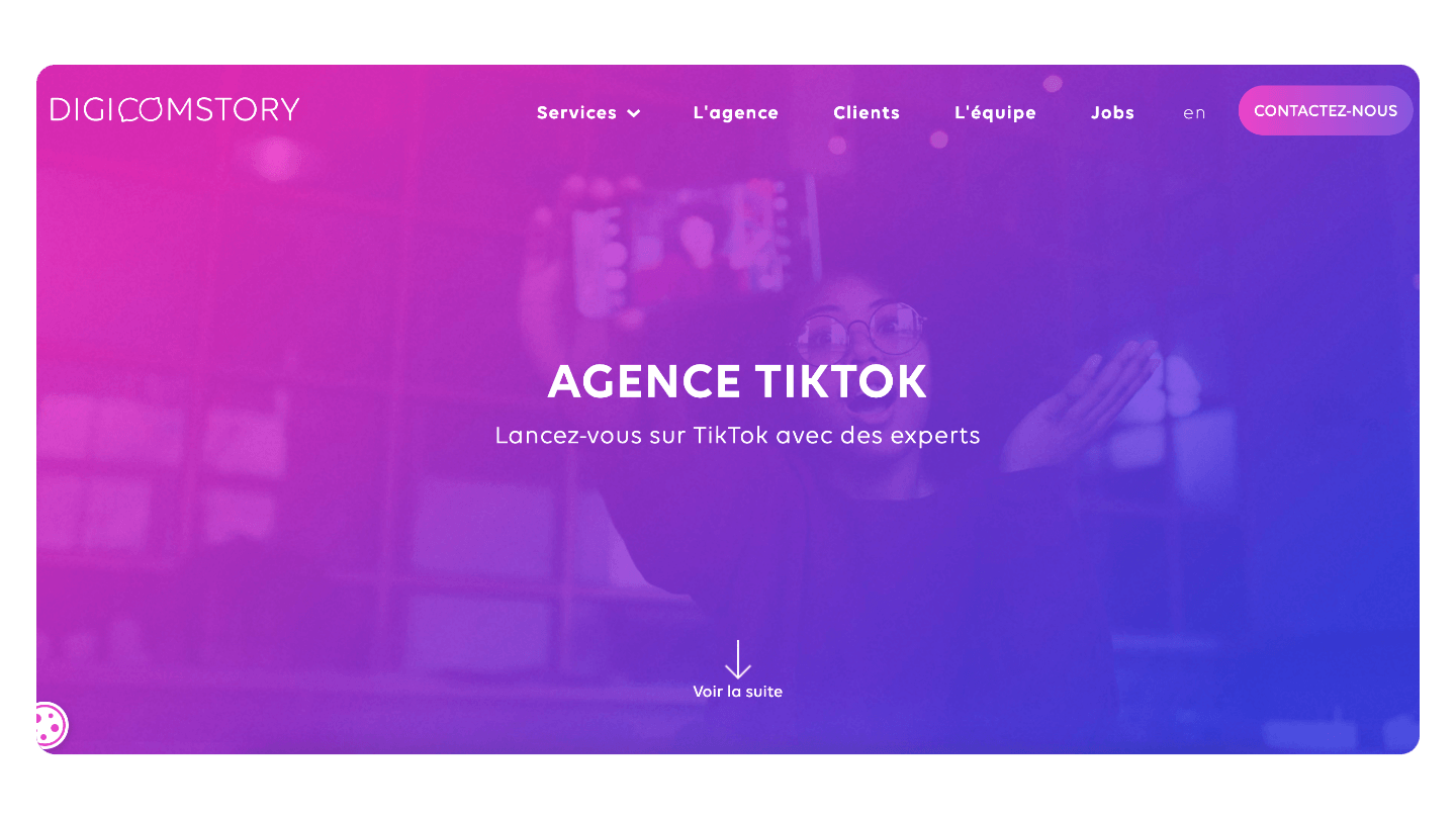 agence tiktok digicom story