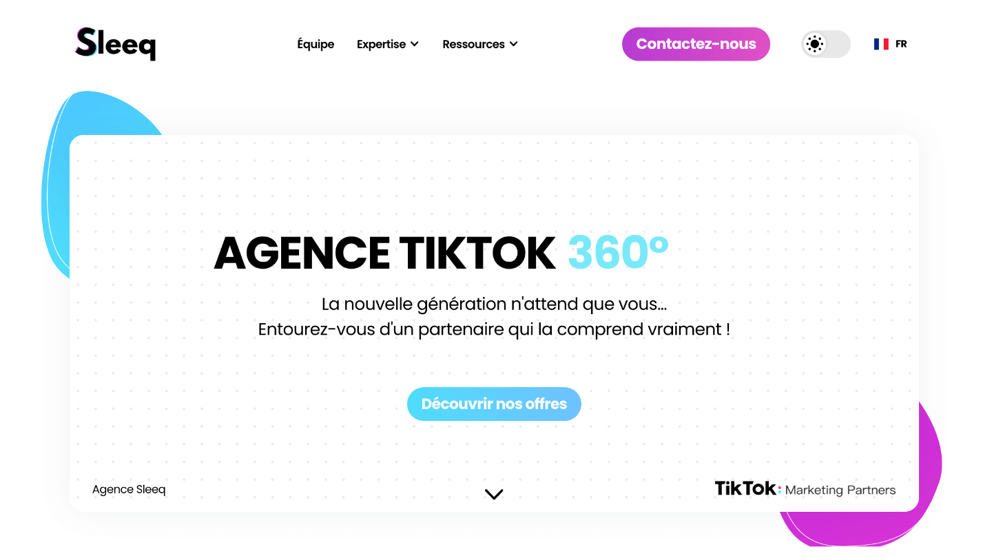 agence tiktok sleeq