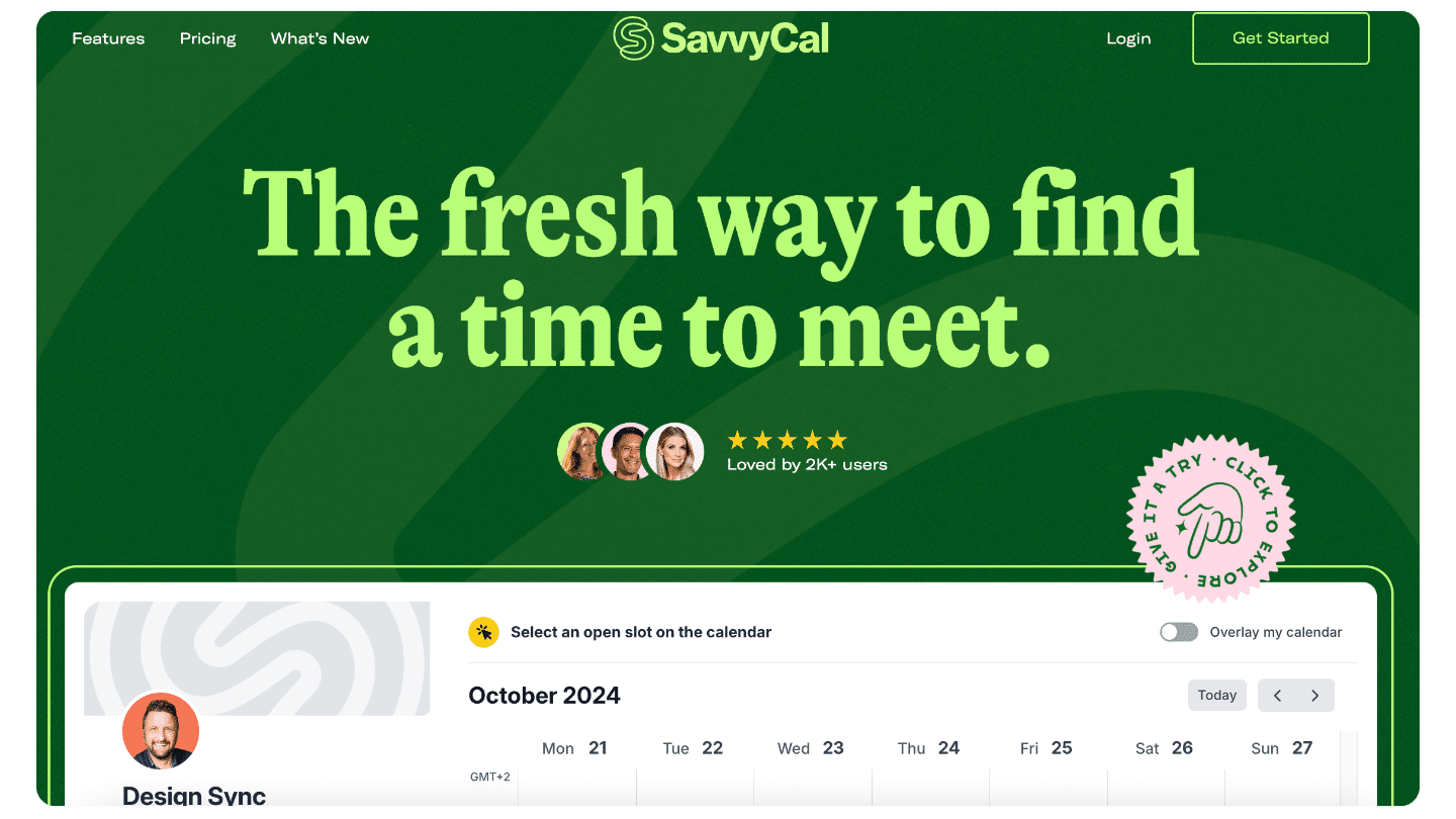 alternative calendly savvycal