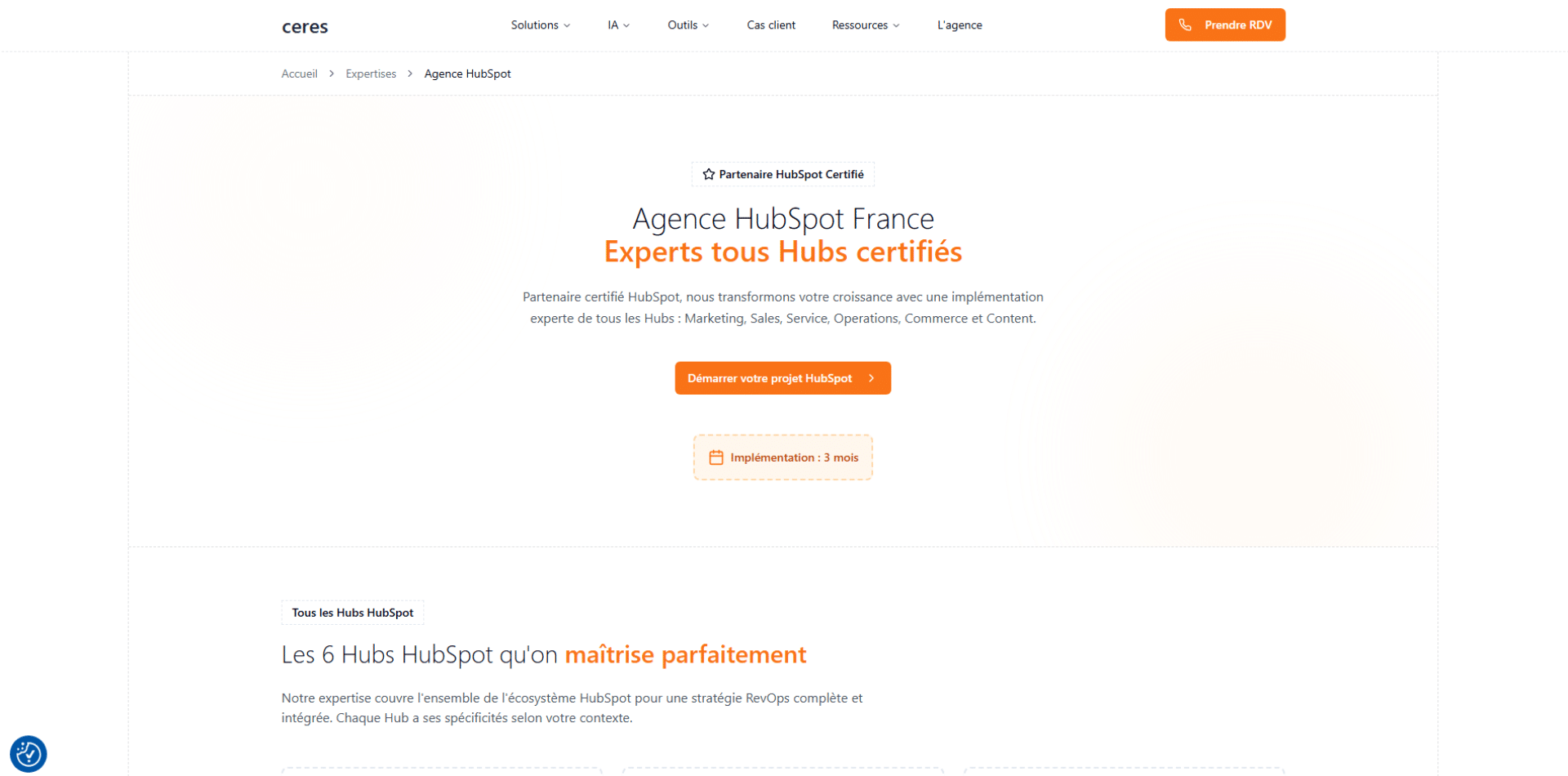 Cérès intégrateur Hubspot