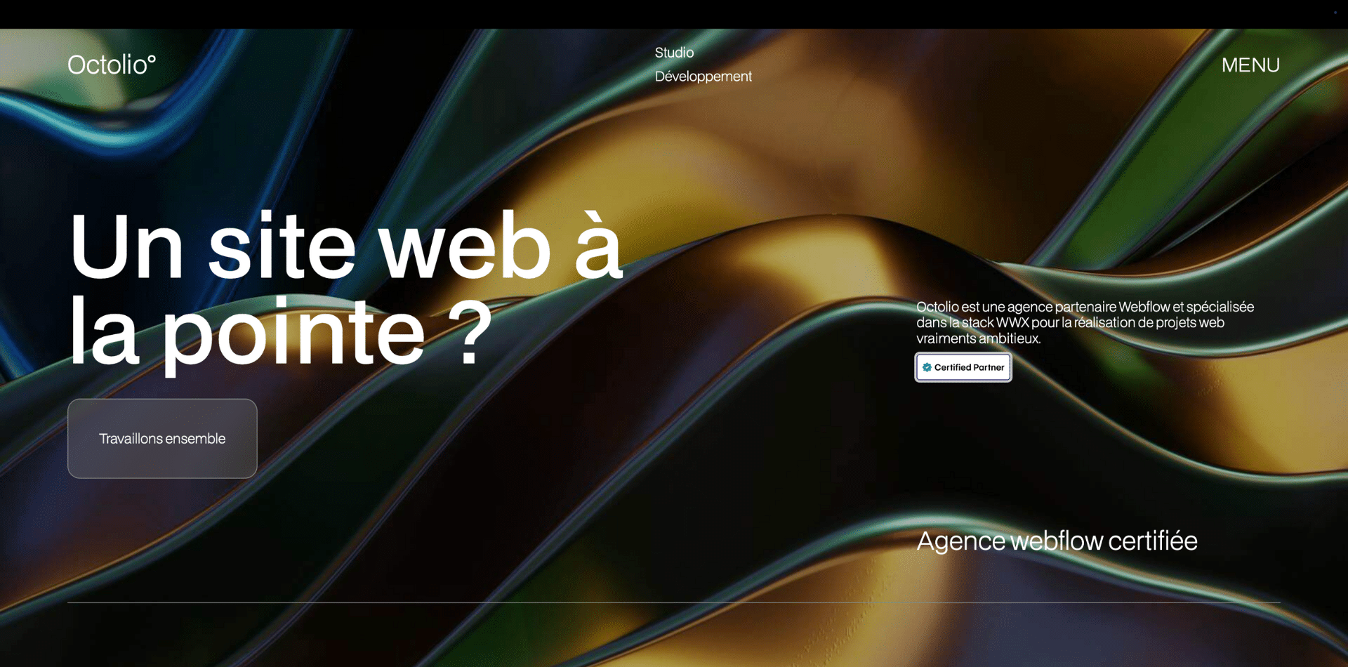 Octolio agence Webflow