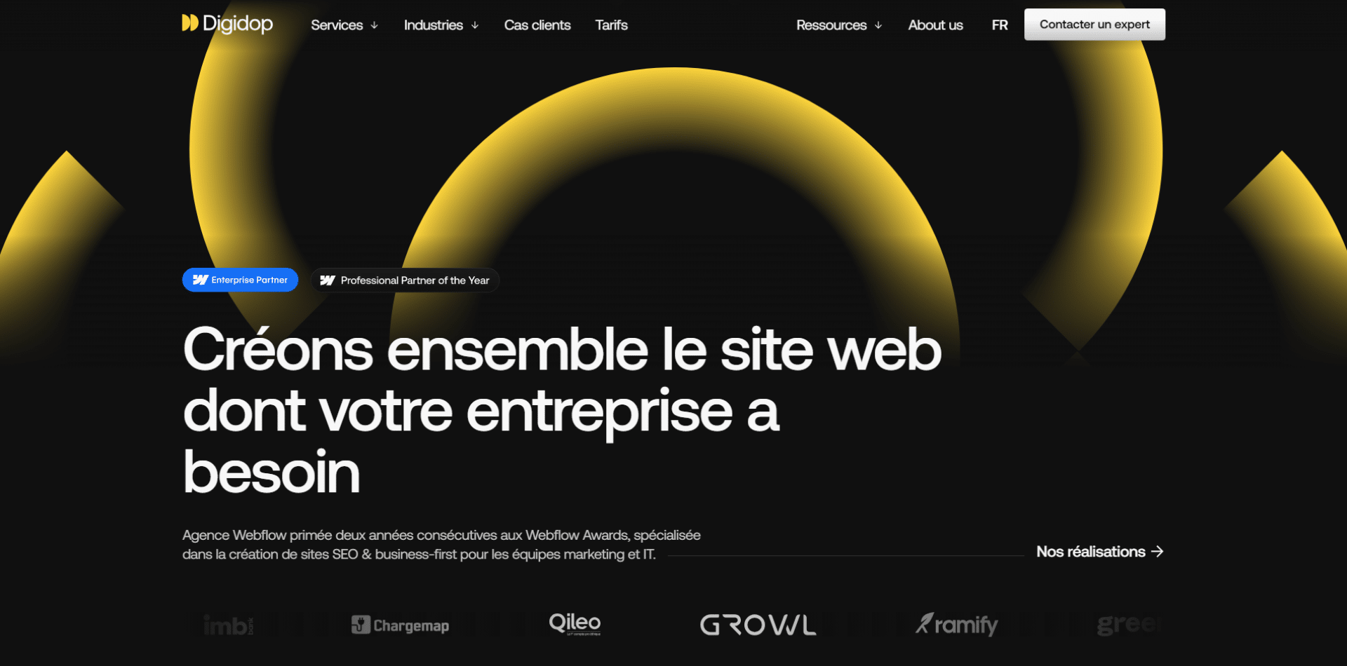 Digidop agence webflow