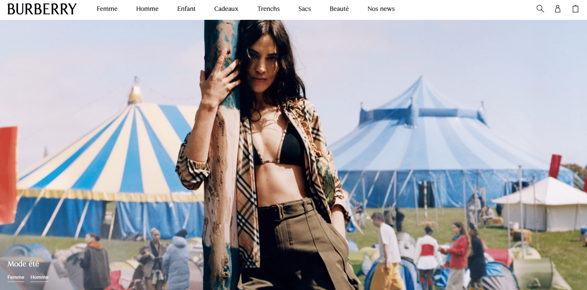 Exemple de Burberry