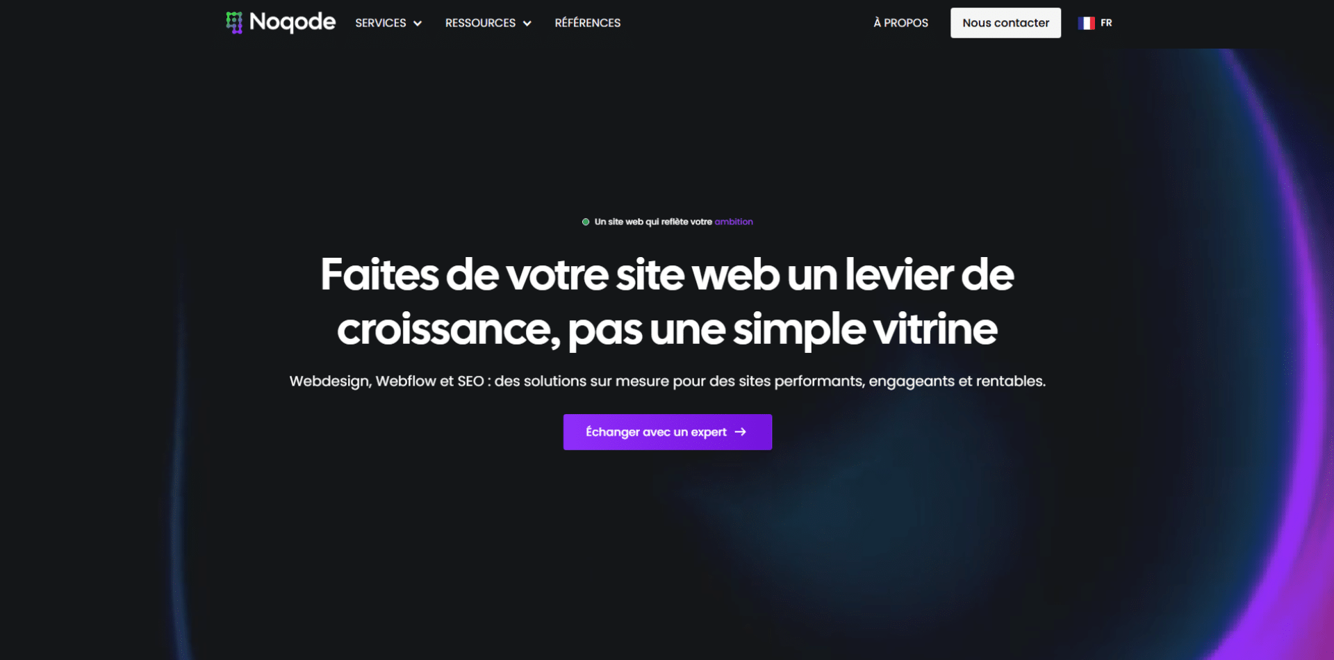 Noqode agence Webflow