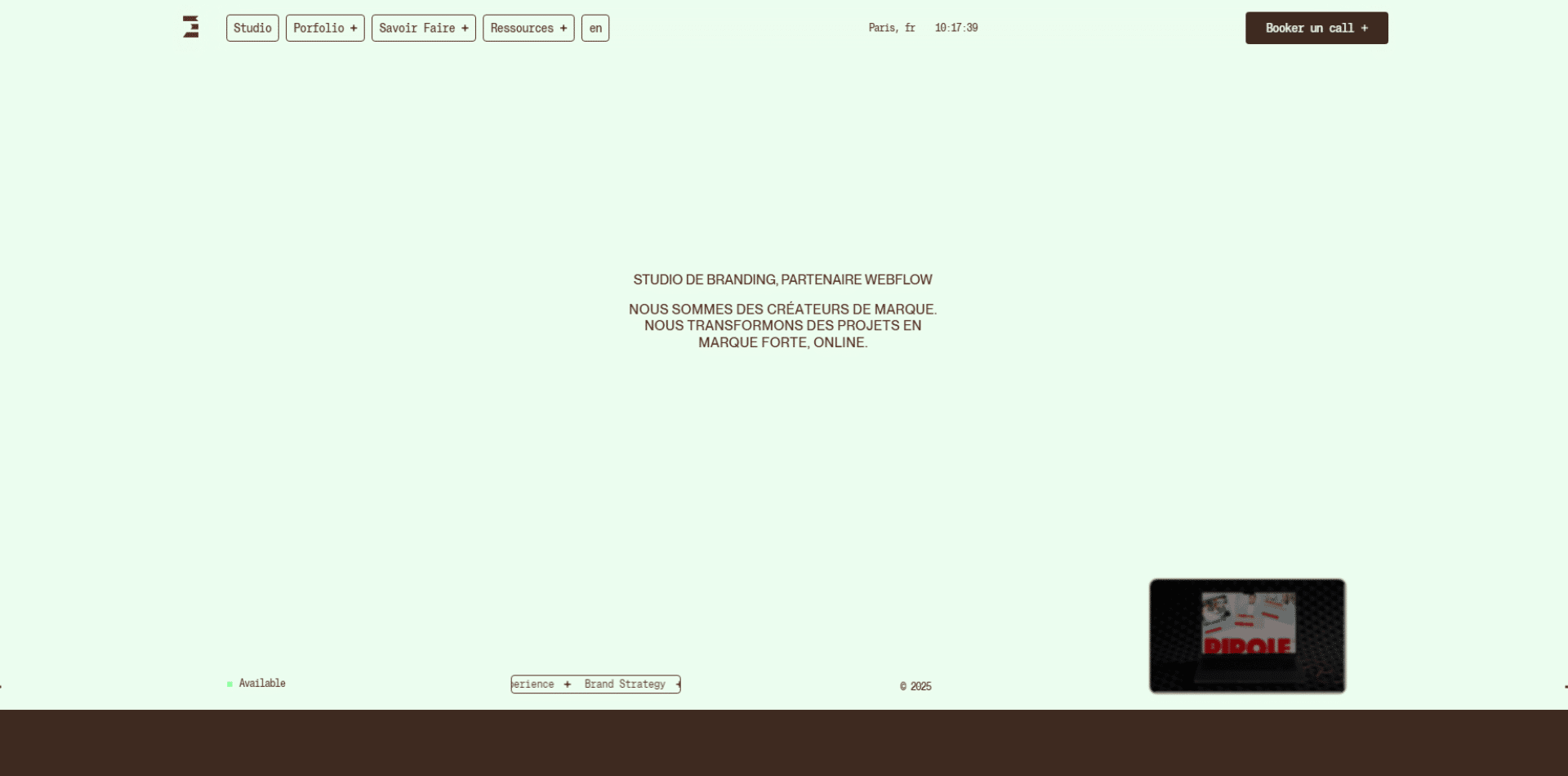Studio Elias agence webflow