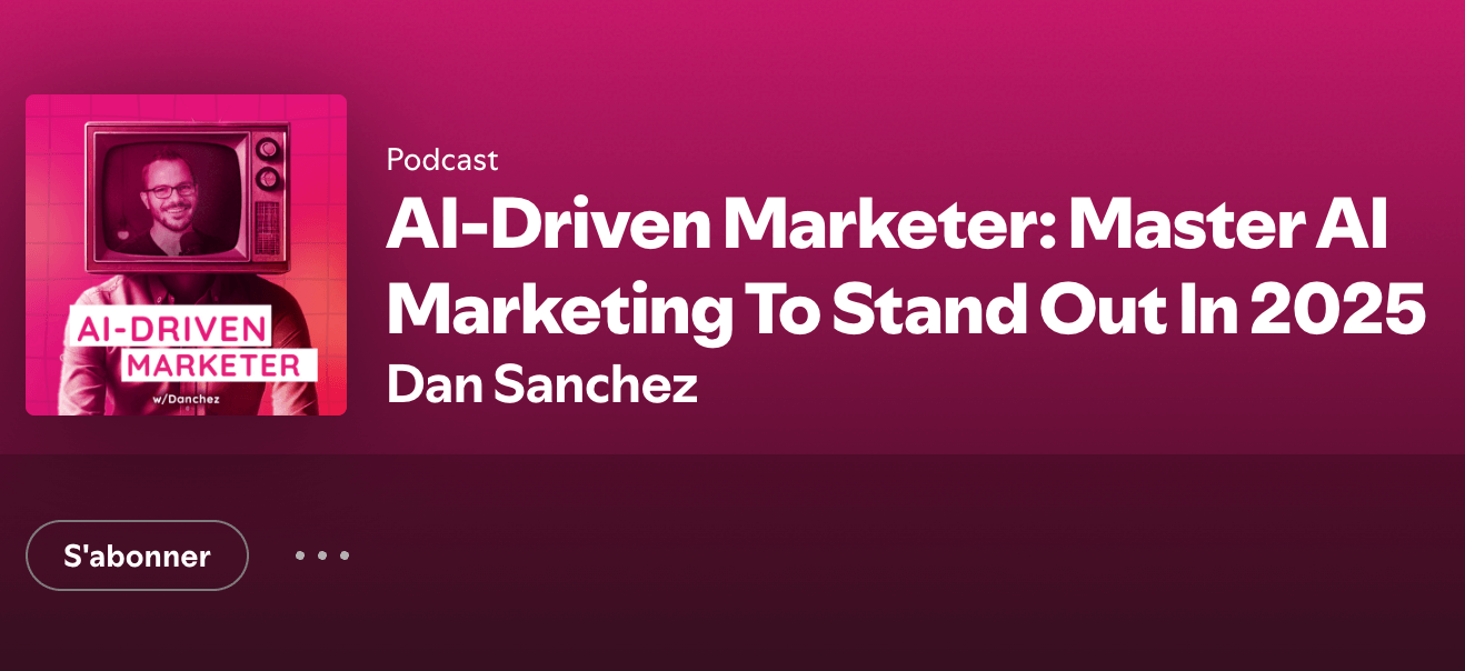 meilleurs podcasts ia ai driven marketer