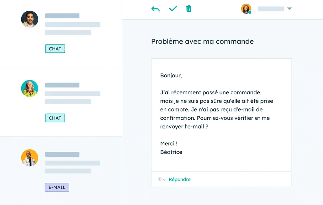 Support chatbot et IA dans Hubspot