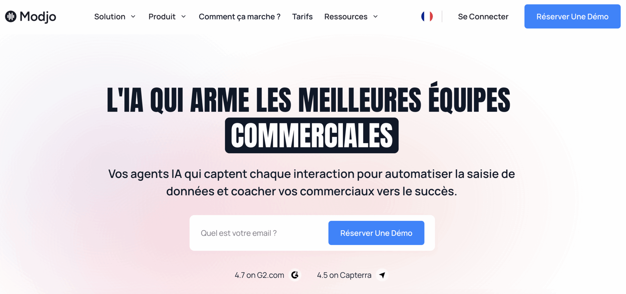 avis modjo page accueil