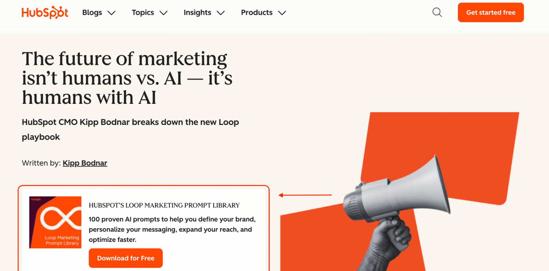 Exemple Hubspot CTA