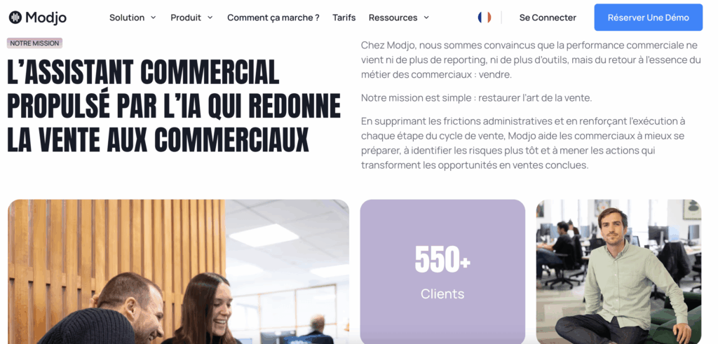 Suci Modjo Modjo : notre avis sur l'IA commerciale française | Salesdorado